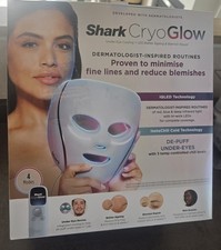 Shark CryoGlow Under-Eye Cooling LED Face Mask 4 Modes White