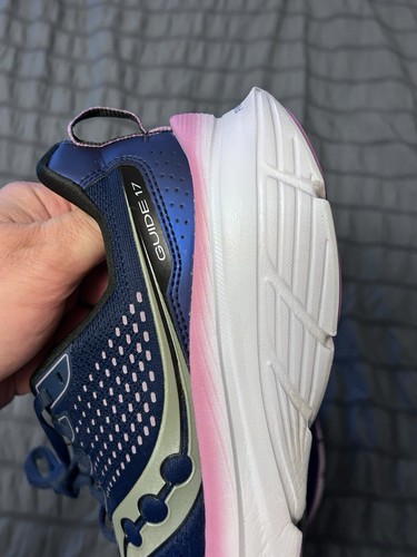 Saucony Guide 17 Damenschuhe 11 navy orchid Straßenrennen Laufen Unterstützung Trainer - Bild 22 von 23