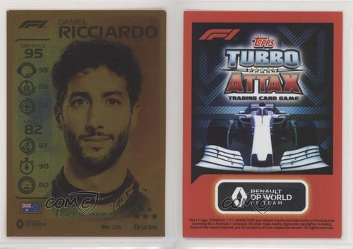 2020 Topps F1 Turbo Attax Gold Race Winner Daniel Ricciardo #179 0a16 - Picture 3 of 3