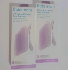 2x Frida Mom C-Section Silicone Scar- 6 Waterproof Keep Clean Patches