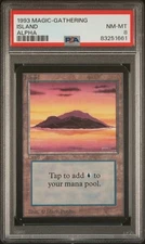 Island - Alpha - MTG - NM to Mint - PSA 8. See my Store for many more. 