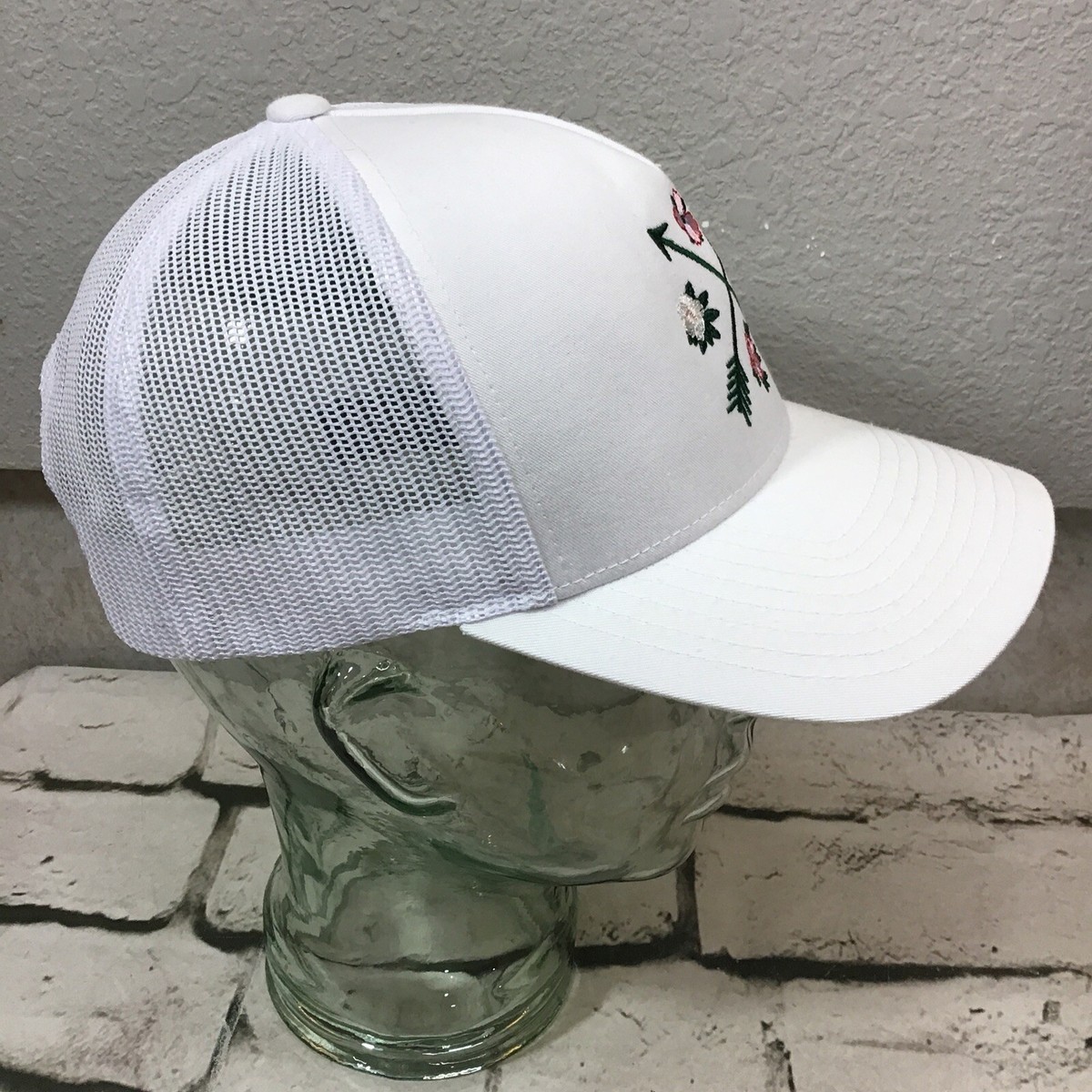 Off-White Cream Cap with Embroidered Arrow Richardson Arrow CR Cap – Chief Joseph Ranch main image 4