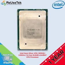 Intel Xeon Silver 4116  SR3HQ  2.10GHz  12-Core 16.5MB LGA3647 CPU Processor