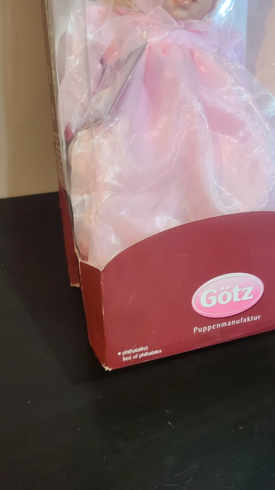 Кукла Gotz Hildegard Gunzel 18 дюймов детская блондинка волосы голубые глаза - Изображение 3 из 4