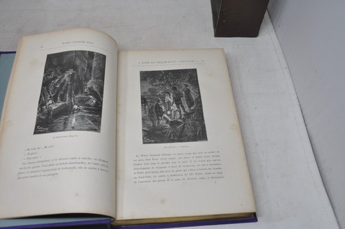 Jules VERNE Nord contre sud Edition Hetzel, Paris 1887 violet E.O - Foto 13 di 18