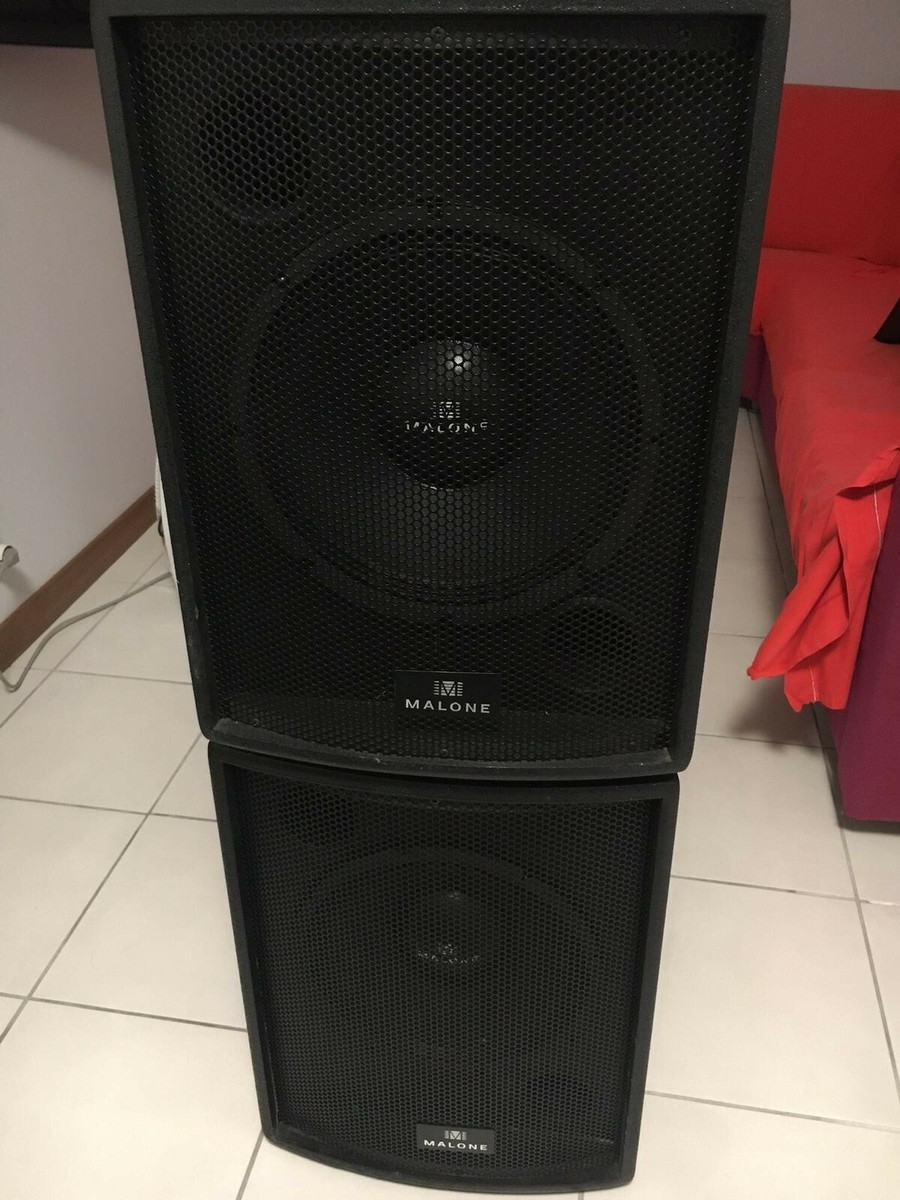 Coppia subwoofer MALONE PW -12A-M PA attivo