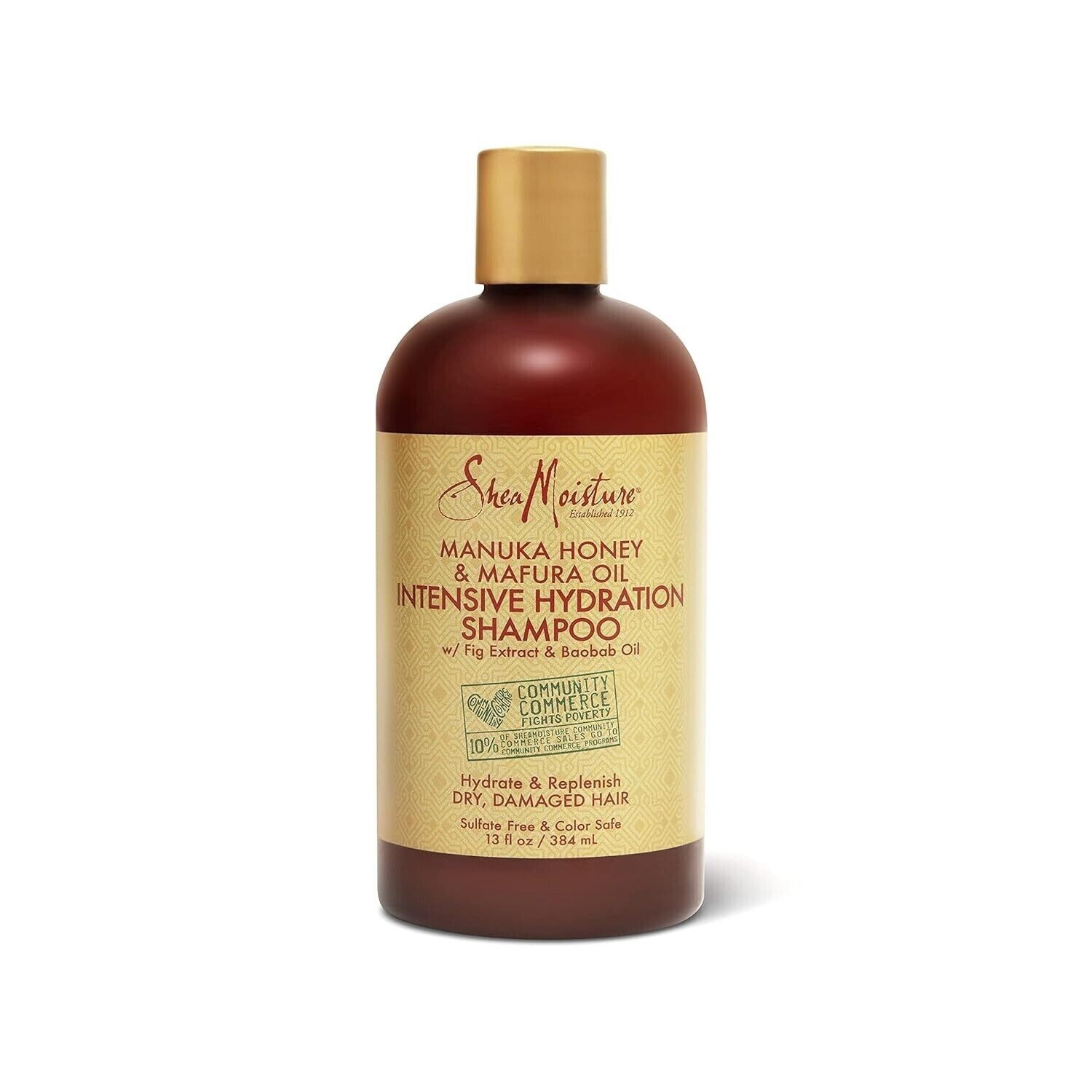 SheaMoisture Manuka Honey & Mafura Oil Intensive Hydration Shampoo 13fl oz 384ml