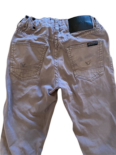 Hudson Pants Gray Slim Straight Fit Unisex Kids Size 8 20x22 GUC - Picture 10 of 12