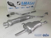 Imasaf Auspuffset Ab Kat FüR Opel Astra G 1.6 16V Caravan 2000-2003|Flex+Msd+Esd