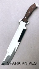20” SPARK CUSTOM HANDMADE D2 HUNTING PREDATOR FULL TANG MACHETE BADASS KNIFE