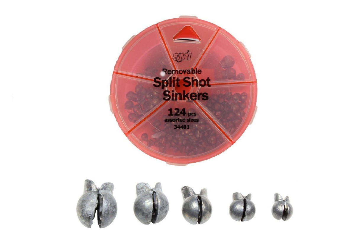 Split Shot Sinker Sizes Tin Split Shot Sinkers Calcutta Outdoors®
