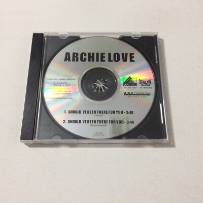 Archie Love Should've Been There For You PROMO CD RARE Soul R&B '04 JEA Music