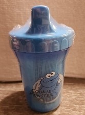 Sesame Street Beginnings Plastic Spill Proof Sippy Cup 8 oz Child Ages 6 Months