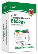 GCSE  Edexcel Combined Science Boilogy Revision Question Cards Key Stage 4 CGP