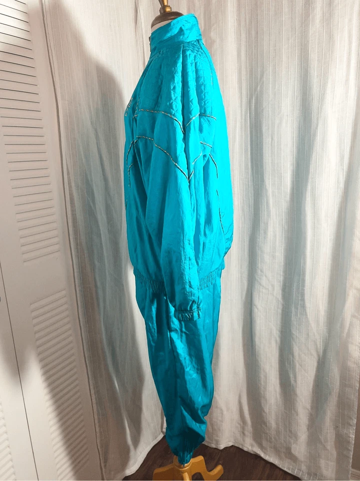 Bold Spirit | Para mujer | Juego de esquí | XL | Esquí de dos piezas azul bebé brillante vintage Wi Foto 3 de 4