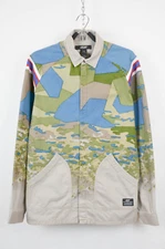 Diesel Shirt – 55 Camo Zip-Up Shoulder Line Military Style