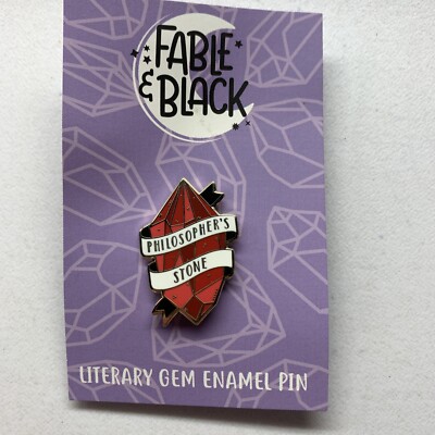 Harry Potter Pin Fable & Black Philosopher s Stone A Grade