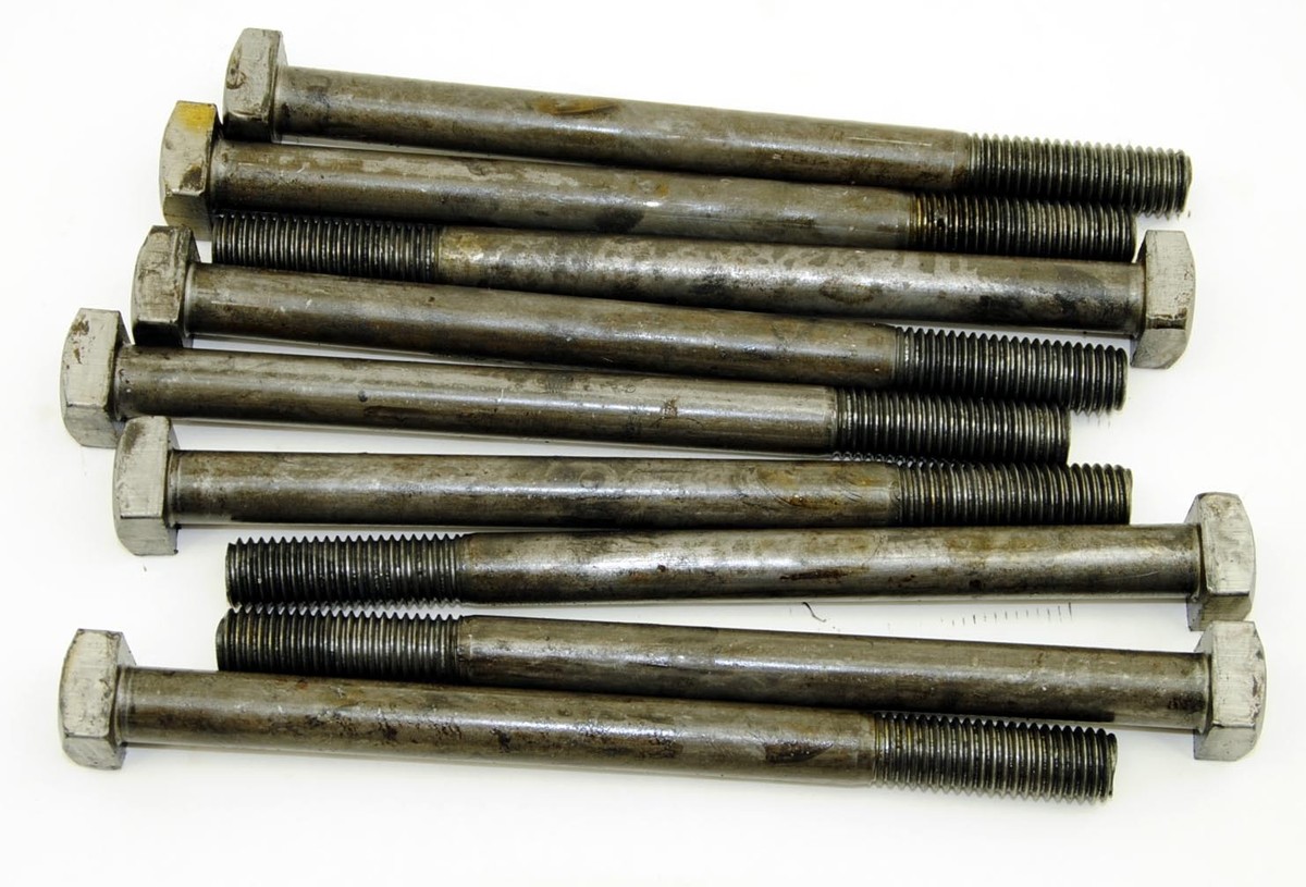 25 Square Head Bolts – 5/8-11 X 2-1/2 Inch, A307 Grade Steel, Unplated, 15/16” Drive