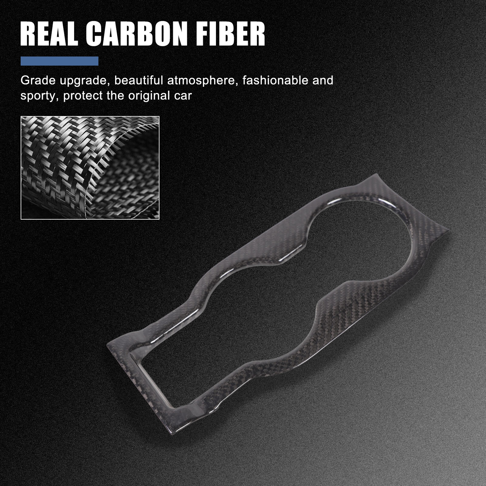 Real Carbon Fiber Watecup Panel Trim For Lotus EMIRA 2021-2025