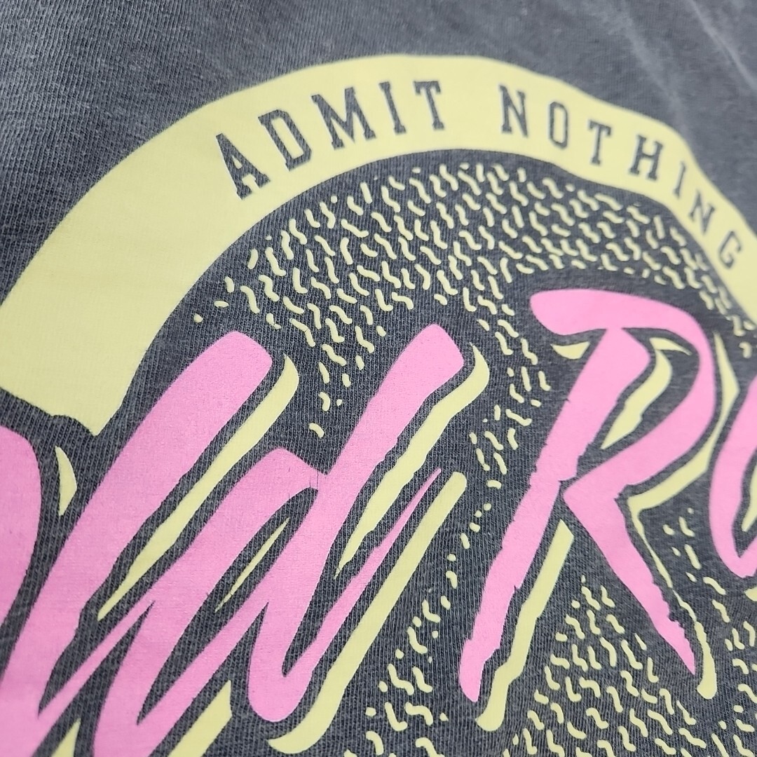 T shirt vecchia fila uomo S grigia stampa posteriore cerchio logo tasca anteriore maglietta colore comodo