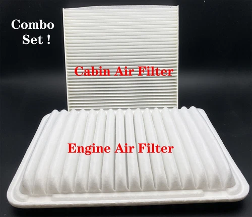 CABIN & AIR FILTER COMBO FOR TOYOTA CAMRY 2.5L 2.4L ENGINE 07-2017 17801-0H050 - Picture 4 of 8