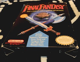 Final Fantasy NES Nintendo Nice Complete In Box CIB Authentic Maps & Manual