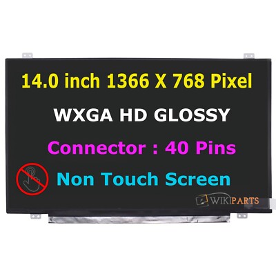 Pantalla LCD LED B140XW02 V.1/V.2 - 14 Pulgadas WXGA HD, Delgada, Repuesto Universal Para Laptop