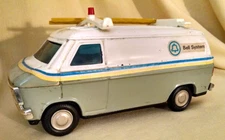 Bell System Telephone Truck Bank Western Stamping Korea As Is Phone Promo Vintge