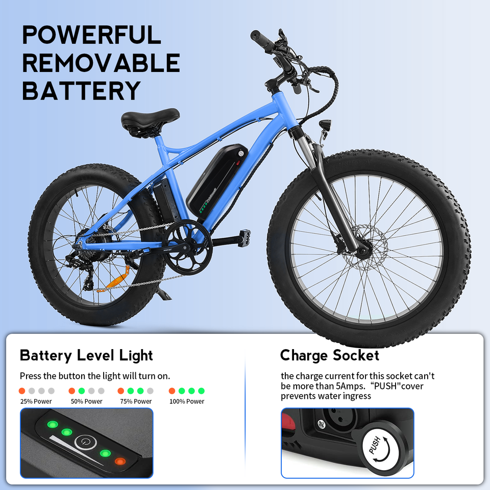 E-Bike Akku 48V 20Ah 960Wh Lithium-Ionen Rahmenakku In