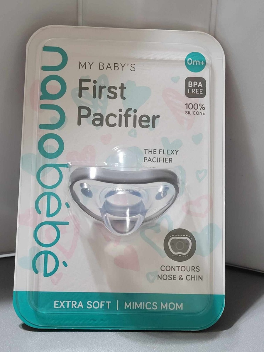 Nanobebe My First Baby's First Pacifier 0m+/BPA Free