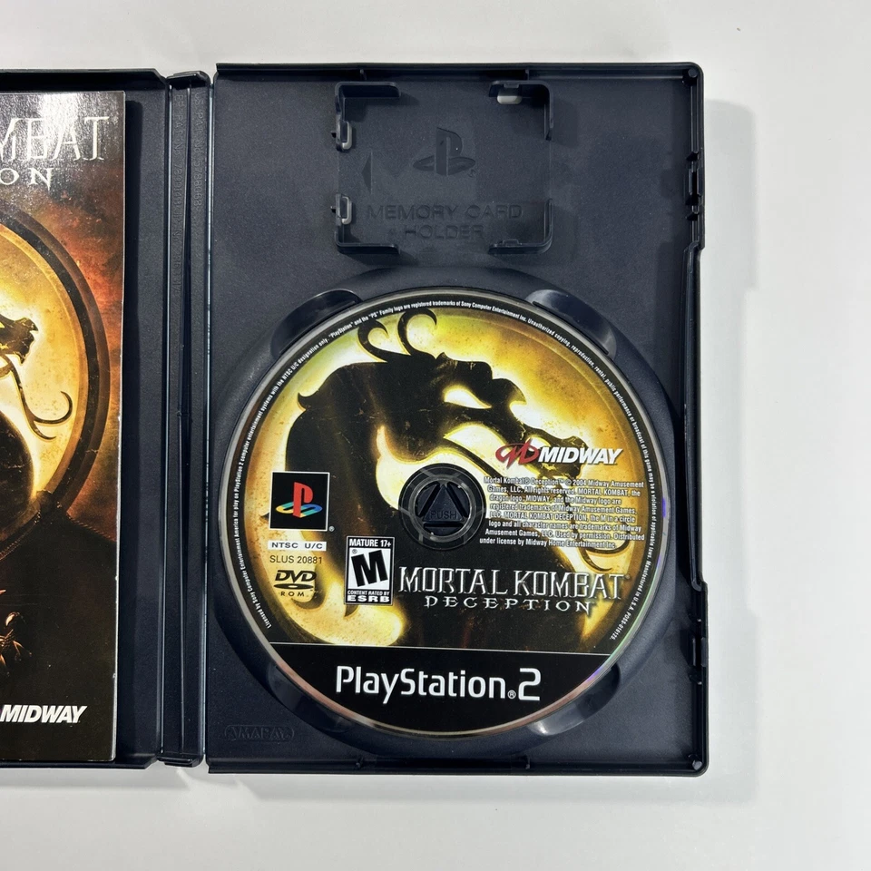 Mortal Kombat: Deception Sony PlayStation 2, 2004 PS2 Complete CIB W Reg Card - Image 4 of 4