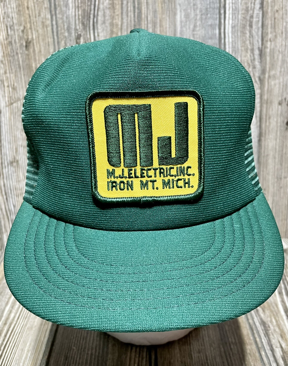 M.J. Electronics Inc Trucker Mess Patch Snap Hat … - image 1