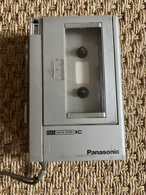 Panasonic RQ-353 Mini Cassette Player Recorder W/ Box, Cord