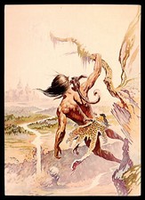 Frank Frazetta Fantasy Art Exotic Sexy Pin Up Card 8 Tarzan The Lost Empire