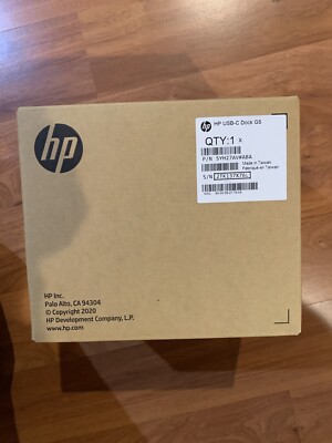 HP USB-C Universal Dock G5 Docking Station Kit New Sealed Fast Ship