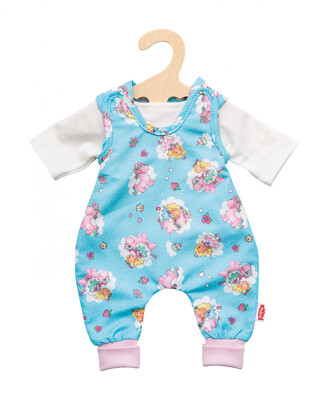 Heless Puppenkleidung Strampler mit T-Shirt Einhorn Emil und Fee Emma in 2 Größe