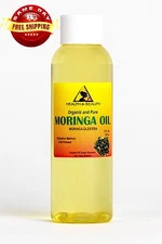 MORINGA OIL UNREFINED ORGANIC VIRGIN CARRIER COLD PRESSED NATURAL 100% PURE 2 OZ