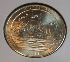 2011 Vicksburg MI P America the Beautiful Quarter - BU - Uncirculated