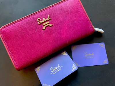 pink wallet purse