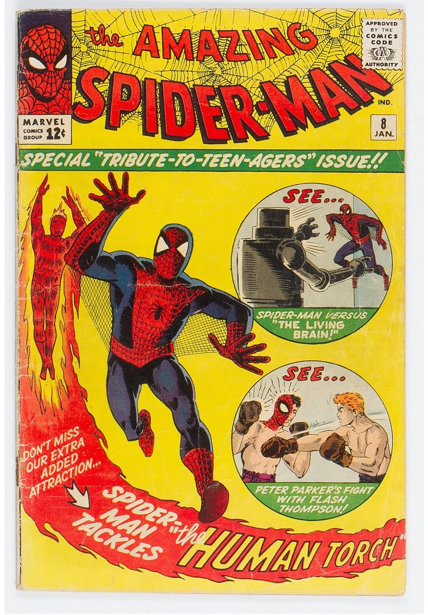 作者サイン付き AMAZING SPIDER-MAN #8 アメコミリーフ Amazing Spider-Man #8 – Atomic Books