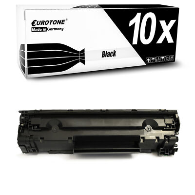 10x Eurotone Patrone f�r HP LaserJet Pro MFP M-125-rnw MFP M-125-a MFP M-128-fn