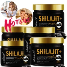 Himalayan Shilajit GOLD 60G, Organic, Extremely Potent 600 mg, Fulvic Acid