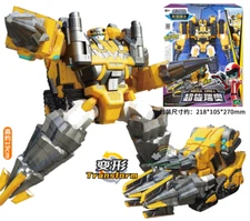 Tobot V Galaxy Detectives Mega Drill Transforming Vehicles Robot Figure Toy