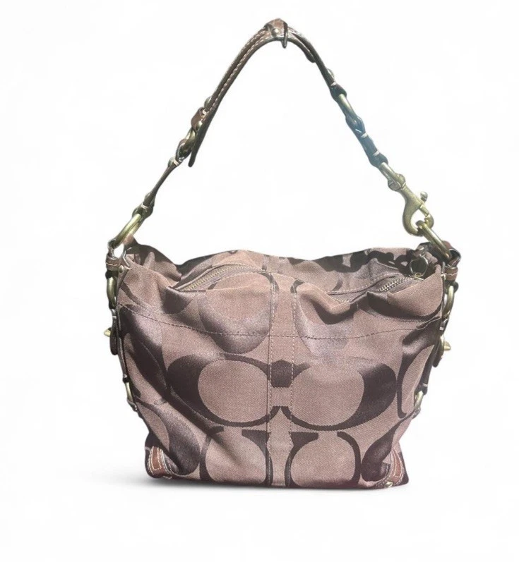 Coach Carly Canvas Exterior Shoulder Bag Bags & Handbags for Women