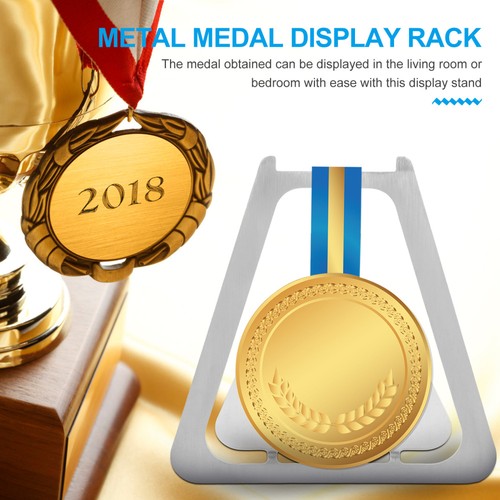 Easel Display Stand Medal Trophy Stand Running Medal Display - Picture 11 of 12