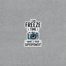 Photographer's Superpower Funny Camera Sticker Vinyl Decal #6951