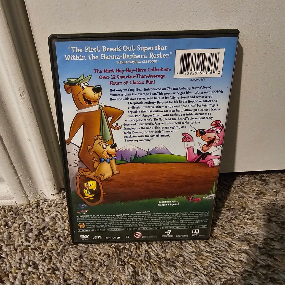 Hanna Barbera Diamond Collection yogi Bear Show Complete Series 3 Disc DVD Set Foto 4 de 4