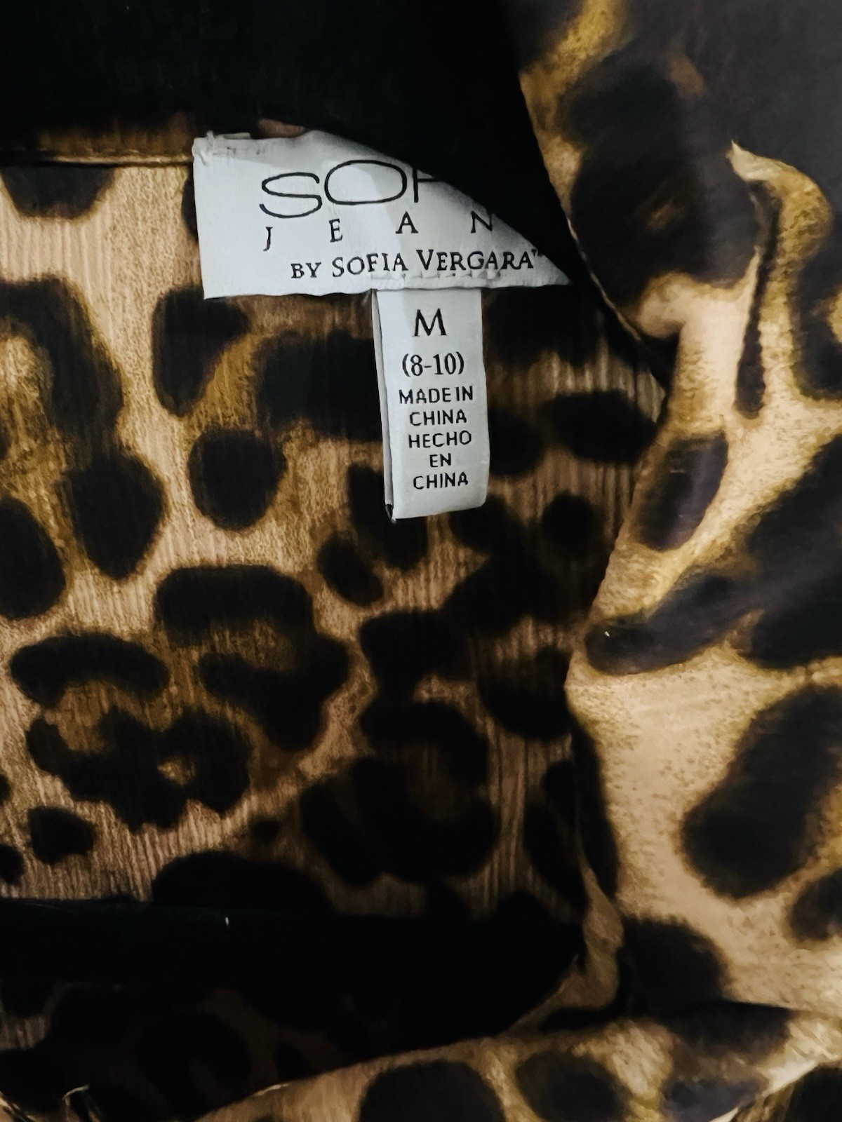 Sofia Jeans by Sofia VergaraLeopard Print Button … - image 2