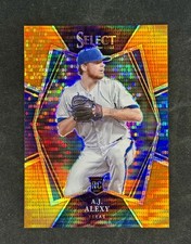 2022 Panini Select - Premier Level A.J. Alexy #104 Orange Pulsar Prizm /16 (RC)