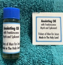 HOLY LAND ANOINTING OIL 20 ML - NEW w/ Frankincense, Myrrh, and Spikenard